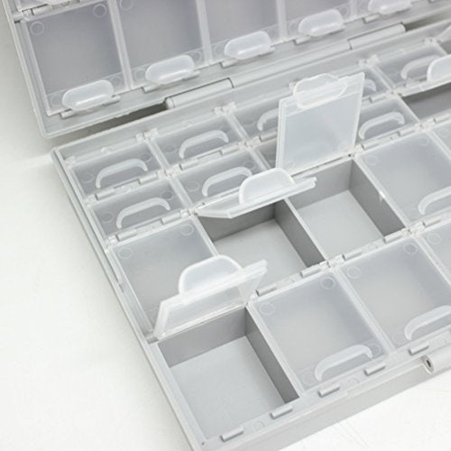 AideTek 4 units BOX-ALL-48 Compartments Empty Enclosure SMD SMT Organizer Size 6 inch 9 Inch Surface Mount Deep Storage Organizer Case - style: 4BOXALL48