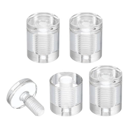 uxcell 4Pcs Sign Standoff Screws, 1 x 1-5/16" Acrylic Wall Standoff Mount Hardware Advertising Glass Standoff Nail Acrylic Nail for Hanging Acrylic Picture Frame Panel Sign - size: 1 x 1-5/16"