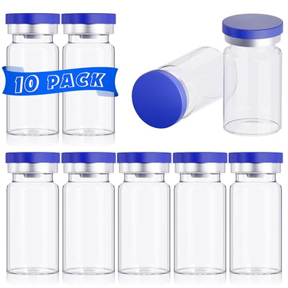5mL Vials for Injections with Self-Healing Injection Port and Sealed Cap - size: 5ml