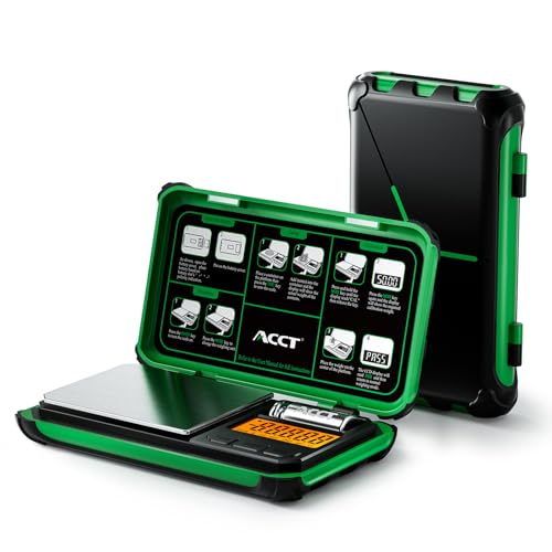 Precision Pocket Scale, 200gx0.01g Jewelry gram Scale, - color: Green