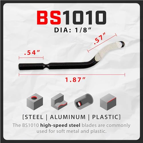 AFA Tooling Deburring Tool & Countersink Hand Reamer, Red CNC Handle - style: Reamer & Deburring Tool