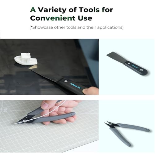 Creality 3D Printer Tool Wrap Kit Pro Assembly/Removal/Filament Cutting Tool for Cleaning Finishing Printing, Suitable for Creality and All FDM Printers