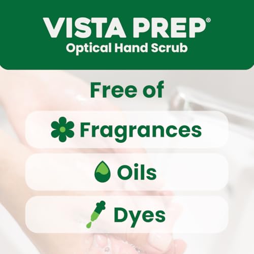 VISTA Prep Optical Hand Scrub for Contact Lens Handling, 12 oz + 1 oz