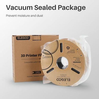 ELEGOO PLA 3D Printer Filament 1.75mm Marble 1KG - color: Marble, size: 1kg