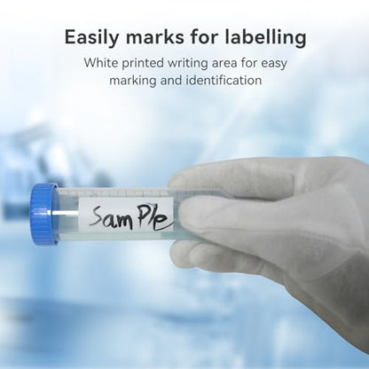 25 PCS 50mL Conical Centrifuge Tubes,Plastic Test Tube with Printed Graduation and Write-on Spot，Non-pyrogenic, DNase/RNase Free，EO sterilized,Screw Caps (Pack of 4) - size: 50ml (Pack of 4)