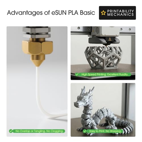 eSUN PLA Basic Filament 1.75mm 3D Printer Filament 4KG Purple - color: Z4-purple, size: 4KG