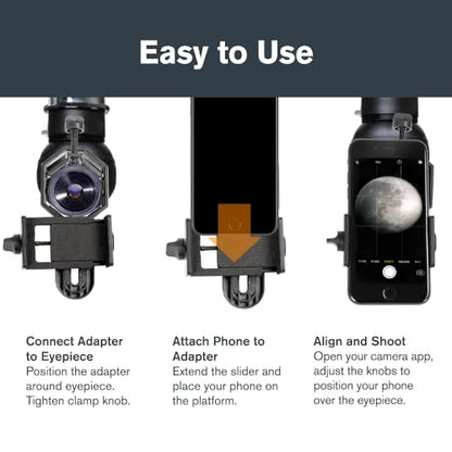 Celestron Smartphone Adapter & Bluetooth Remote for Telescope Eyepieces - style: Basic Smartphone Adapter DX with Bluetooth