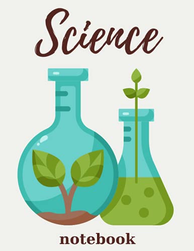 Science Notebook: Science Design Cover Journal 120 Ruled Lined Pages for Scientist, Students and Kids