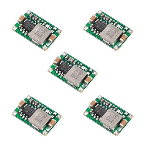 3.3V Buck Converter Module 5 Packs DC 5-23V 12V to 3.3V Step-Down Regulator Board 1.8A Output for Arduino, ESP32, DIY Electronics - style: 5PCS-3.3V-Green