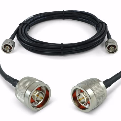 Proxicast 15 ft N Male to N Male 50 Ohm Low-Loss CFD240 Coax Cable Assembly - size: CFD240, style: 15 ft