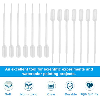 1ML Dropper Pipettes, 200 Pcs - size: 1ML-200 PACK