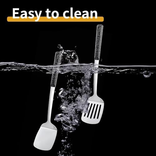 Stainless Steel Spatula with Heat Resistant Handle - color: Stainless Steel Spatula-1