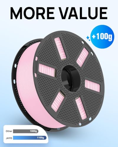 JAYO White PLA Plus (PLA+) Filament 1.75mm Bundle, 11kg Reusable Spools - color: 1.1kg*10 White, size: 11kg