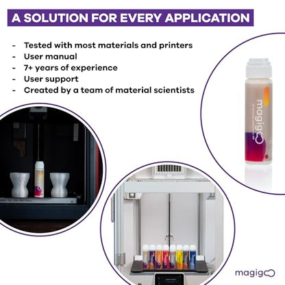 Magigoo 3D Printer Bed Plate Adhesive Glue for Polypropylene Filament, 50mL - style: PP - Polypropylene
