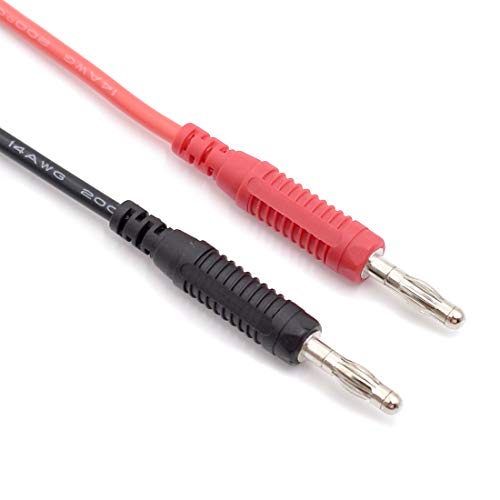 2Pcs Multimeter Test Lead Extension Male to Female 14AWG Silicone Wire 6 Ft - size: Male to Female, style: 2Pcs-Length of 6 Feet