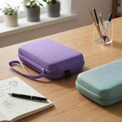 Hard Travel Electronic Organizer Case for MacBook Power Adapter Chargers Cables Power Bank Apple Magic Mouse Apple Pencil USB Flash Disk SD Card Hard Drive Waterproof Shockproof Accessories Bag Case - color: Purple - 2