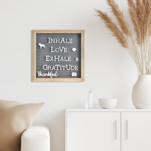 Pre-Cut Letters for Felt Letter Board, 736 Pcs, White - color: White