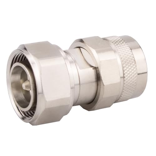 4.3/10 Mini Din Male to N Male Adapter 4.3-10 MiniDIN to N Adaptor Low PIM 160dBc - color: 4.3-10 Male to N Male