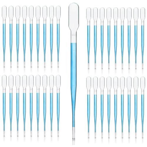 100-piece Package 2ML Pipette Plastic Pipette Drip Pipette Used to Transfer Liquids, resins, handicrafts, Essential Oil Mixing, Fish Tank Cleaning, Student Scientific Research Activities, etc.