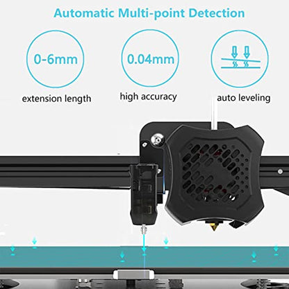 Comgrow PLA 3D Printer Filament Grey and Creality CR Touch Auto Bed Leveling Sensor Kit