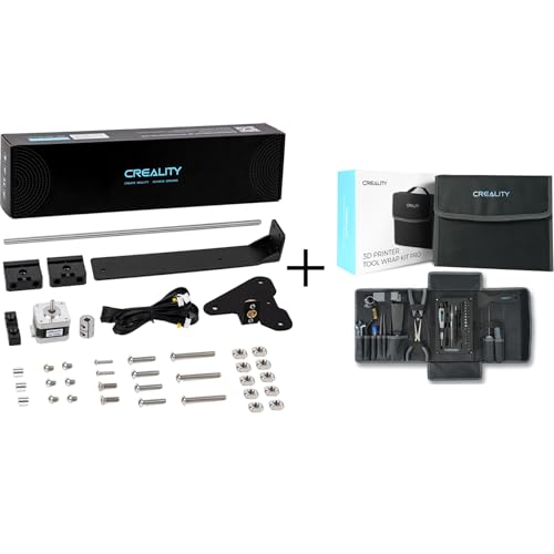 Creality 3D Printer Ender 3 Dual Z-axis Upgrade Kit Bundle with 74Pcs 3D Printing Tool Wrap Kit