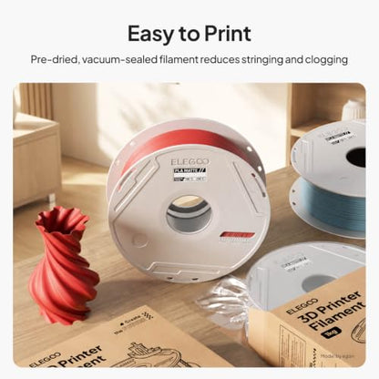ELEGOO Matte PLA 3D Printer Filament with Reusable Spool 1.75mm 1kg - color: Pla Matte Lavender