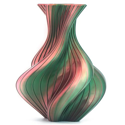 Silk Dual Color Red Green PLA 1.75mm 1kg Shiny 3D Printer Filament FDM AMS - color: A_pla-2ssc-13 Silk Green+red