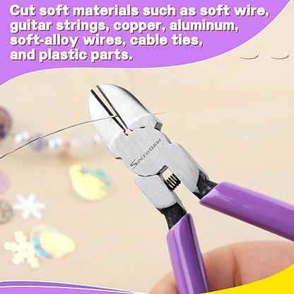 SPEEDWOX Mini Diagonal Pliers Flush Cut Pliers Micro Cutter - style: Diagonal Pliers