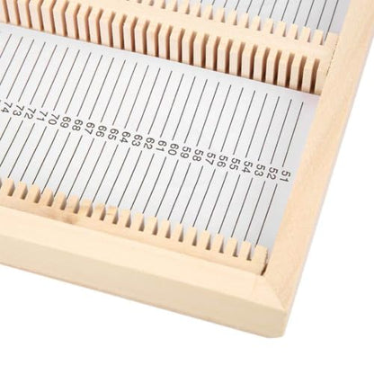Wooden Box with Lock Storage Glass Slide Storage for Lab Glass Prepared Microscope Slides Storing Tool 22.8x18.8x3.5cm / 9x7.4x1.4in for Educational Use
