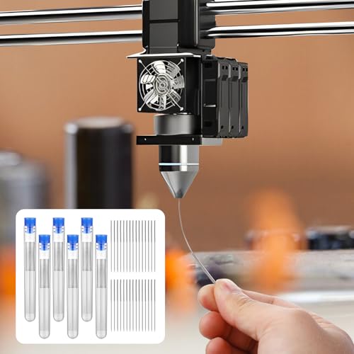 120 Pieces 3D Printer Nozzle Cleaning Needles, 3D Printer Nozzle Cleaning Kit 0.4 Mm Stainless Steel Needles Cleaner 3D Printer Nozzle Cleaner 3D Printer Accessory - color: 0.4mm / 120 Pieces