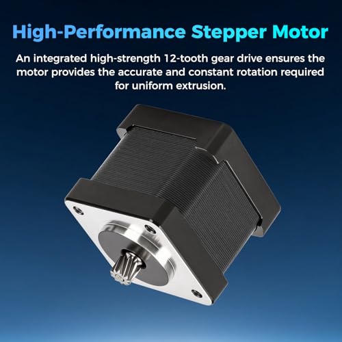 Creality Official Ender 3 V4 Extruder Motor, 35-33 E-Axis High-Torque Extruder Stepper Motor with 12-Teeth Gear Extrusion for Ender 3 V4 3D Printer - style: Extruder Motor