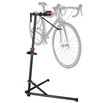CXWXC Bike Repair Stand -Shop Home Bicycle Mechanic Maintenance Rack - color: A: Black