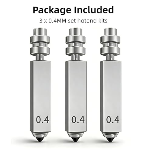 3PK 0.4MM Kobra X Nozzle for Anycubic Kobra 4 - size: Kobra X - 3