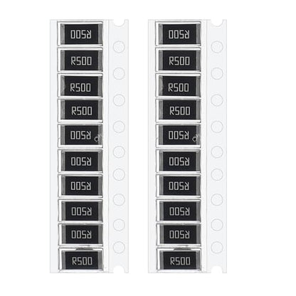 PATIKIL 2512 Surface Mount Device Chip Resistor Kit, 20Pcs 0.5 Ohm 1% Tolerance 1W DIY Resistor Ceramic Resistance Assortment Kits for Electronic Products - style: 0.5 Ohm