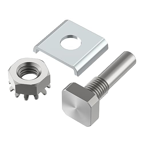 Shower Door Pivot Pin Parts with Hex-Nut and Washer Shower Doors Stainless Steel Pivot Replacement for Pivot Shower Doors - size: #SDPP01