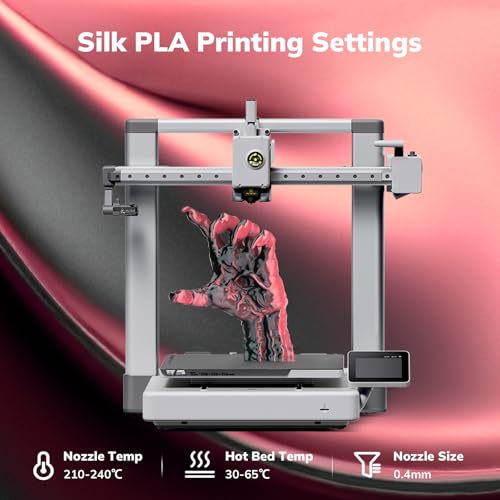 AMOLEN Silk PLA 3D Printer Filament, Dual Color Pink Black PLA 1.75mm, Shiny Color Change Filament 3D Printing PLA Filament for Most FDM 3D Printer, 1kg Spool(2.2lbs) - color: Black/Pink