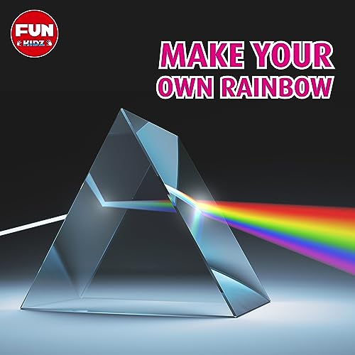 Twins Kaleidoscope Kit for Kids, FunKidz DIY Kaleidoscope Making Craft Kit with Prism Gift Optical Illusion Science Experiment Educational STEM Toy