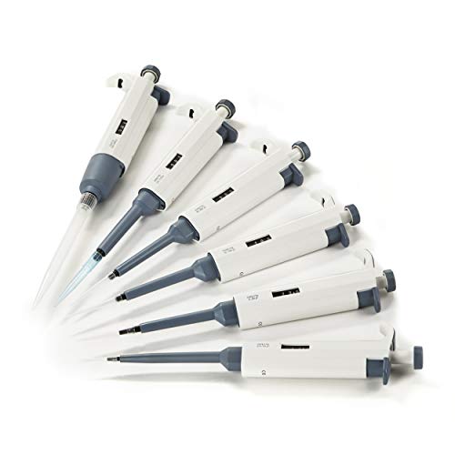 Variable Volume Single Channel Pipette, Adjustable Pipettor, 100-1000 microliter - size: 100-1000µl