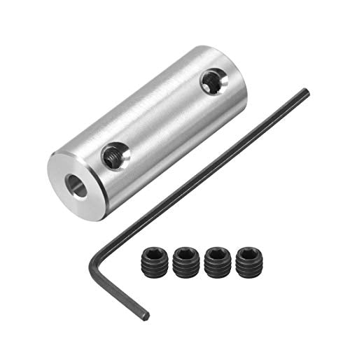 uxcell 2mm to 3mm Bore Rigid Coupling Set Screw L26XD10 Aluminum Alloy,Shaft Coupler Connector,Motor Accessories - size: 2mm to 3mm