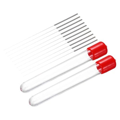 MECCANIXITY 10Pcs 3D Printer Nozzle Cleaning Kit Precision 0.35mm Stainless Steel Cleaner Needles for 3D Printer Clog Removal, Maintenance - size: 0.35mm