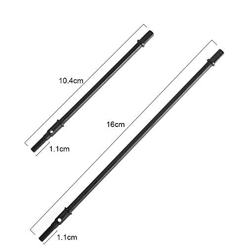 Steel Rear Axle CVD Drive Shafts for 1/10 RC Axial Wraith 90018 90048 RR10