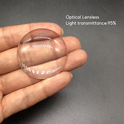 2PCS X Optical Glass Lens Without Edge Dameter 51MM Flat-Convex Lens, Focusing LED Convex Lens (2PCS Φ51mm*H12.5*F75) - size: 2PCS Φ51mm*H12.5*F75