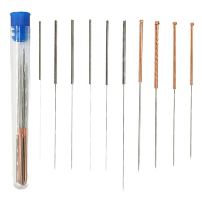 10 Pieces 3D Printer Nozzle Cleaning Kit, Stainless Steel Needles Cleaner Nozzle Cleaner, 0.15/0.2/0.25/0.3/0.35/0.4/0.5/0.6/0.8/1.0mm Clog Removal Tool Kit for 3D Printers