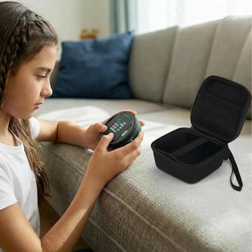 MGZNMTY Carrying Case for GiiKER Super Reversi - Electronic Strategy Board Game, with Carabiner (Only Case) (Black) - color: Black