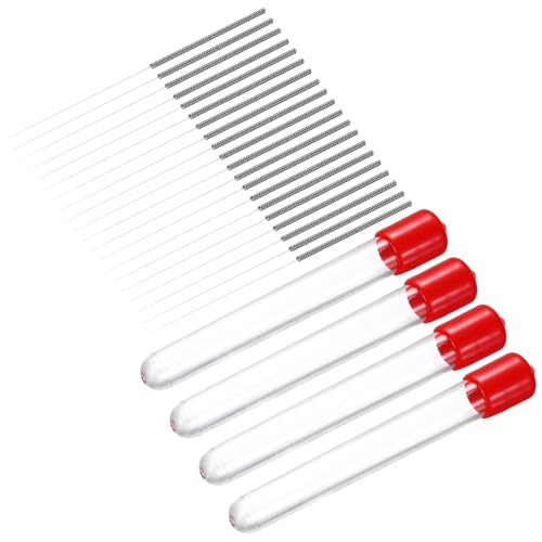 MECCANIXITY 20Pcs 3D Printer Nozzle Cleaning Kit Precision 0.2mm Stainless Steel Cleaner Needles for 3D Printer Clog Removal, Maintenance - size: 0.2mm