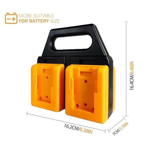 4-Slot Battery Holder for DeWalt 20V, Battery Storage Rack - size: DW-4