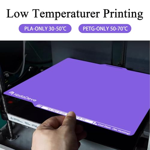 Cool Plate for Lab X2D/P2S/P1S/P1P/A1/X1C Low Temperature Cold Build Plate - color: Purple, size: P2S/P1S/P1P/X2D/X1C/A1