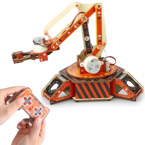 Robot Arm Kits, Robotics for Kids Ages 8-12 14-16 STEM Toys, 360° Rotation