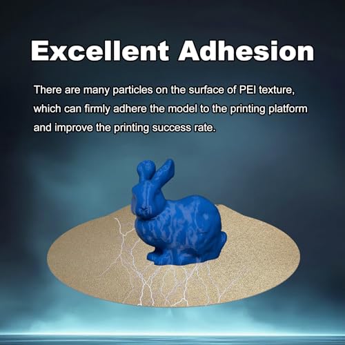 Round 270mm Gold PEI Build Plate for Flsun Sr Super Racer/QQ-S-PRO, Double Sided Textured PEI Flexible Spring Steel Platform Heated Printing Bed for Flsun Sr Super Racer/QQ-S-PRO 3D Printer - size: Round 270mm