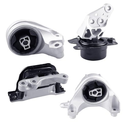 4PCS Engine Mount Set for 2010-2017 Chevy Equinox GMC Terrain V6 Auto - size: 2010-2017 Chevrolet Equinox